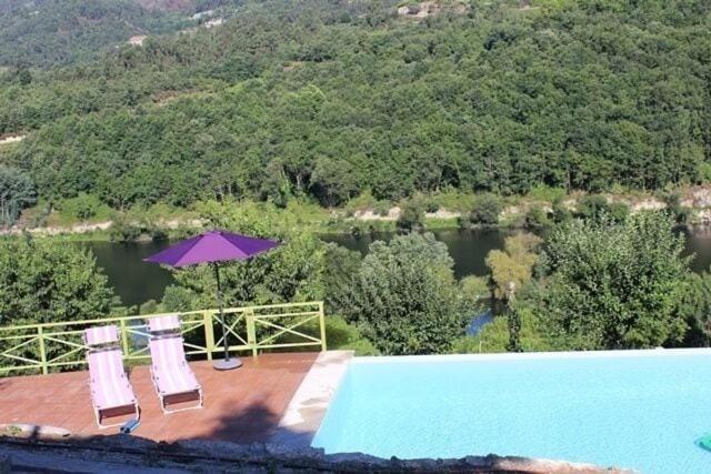 "Bouca Drigues" Casa Antiga De Pedra Com Piscina E Vista Rio Villa Amarante Eksteriør bilde